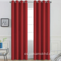 Cortinas opacas rojas 84 pulgadas de largo